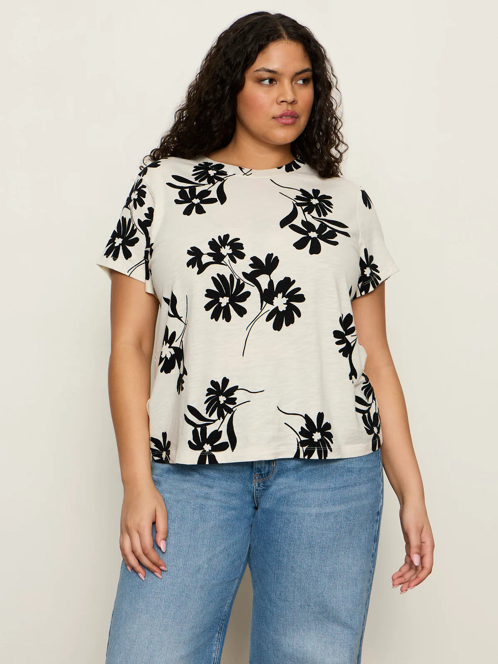 Sanctuary The Perfect Tee in Chalk Bloom