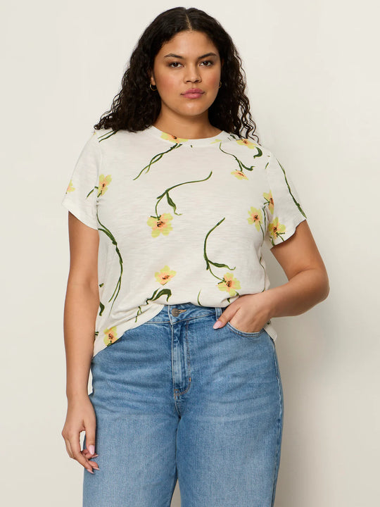 Sanctuary The Perfect Tee in Lemon Meadow