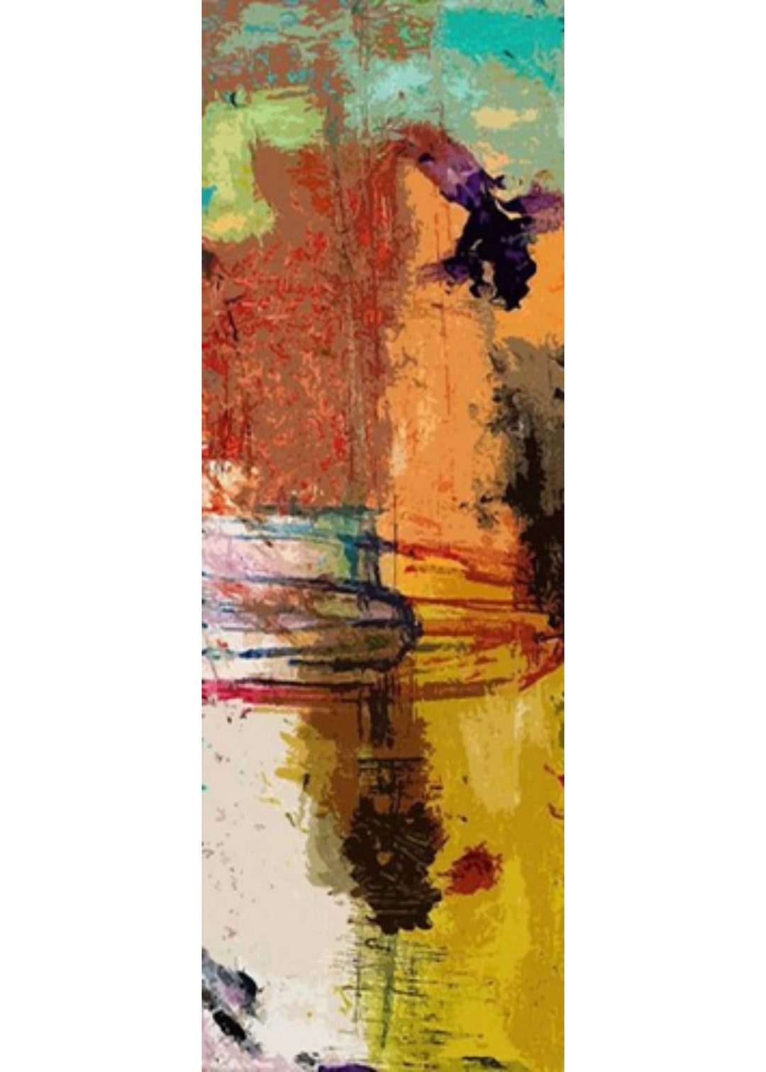 Luv & Co Colors of Life Wool and Silk Scarf in Rush and Yellows