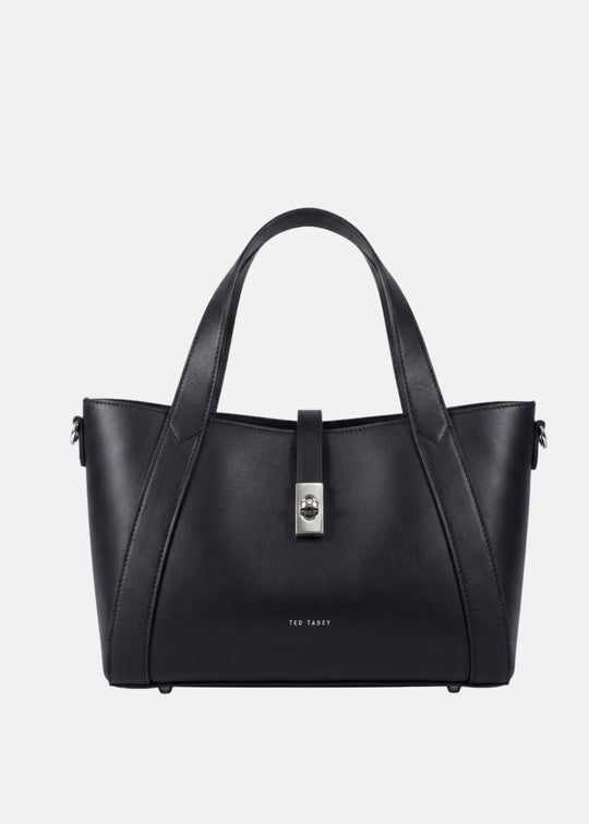 Trend Enrico Leather Handbag in Black