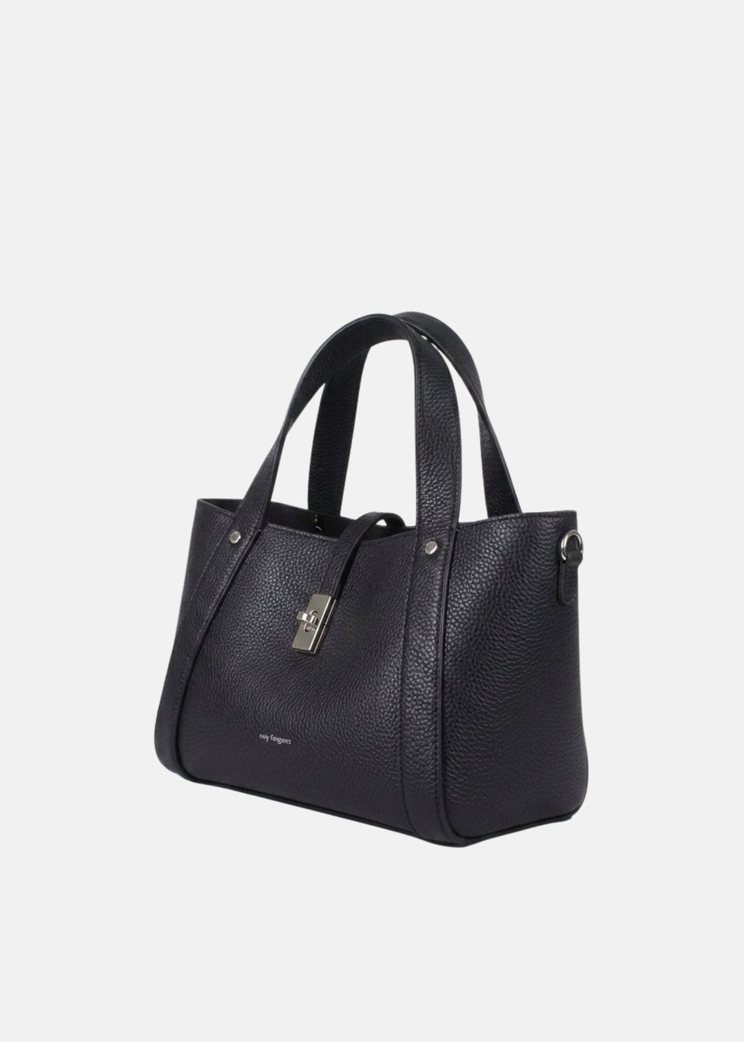 Trend Enrico Leather Handbag in Black