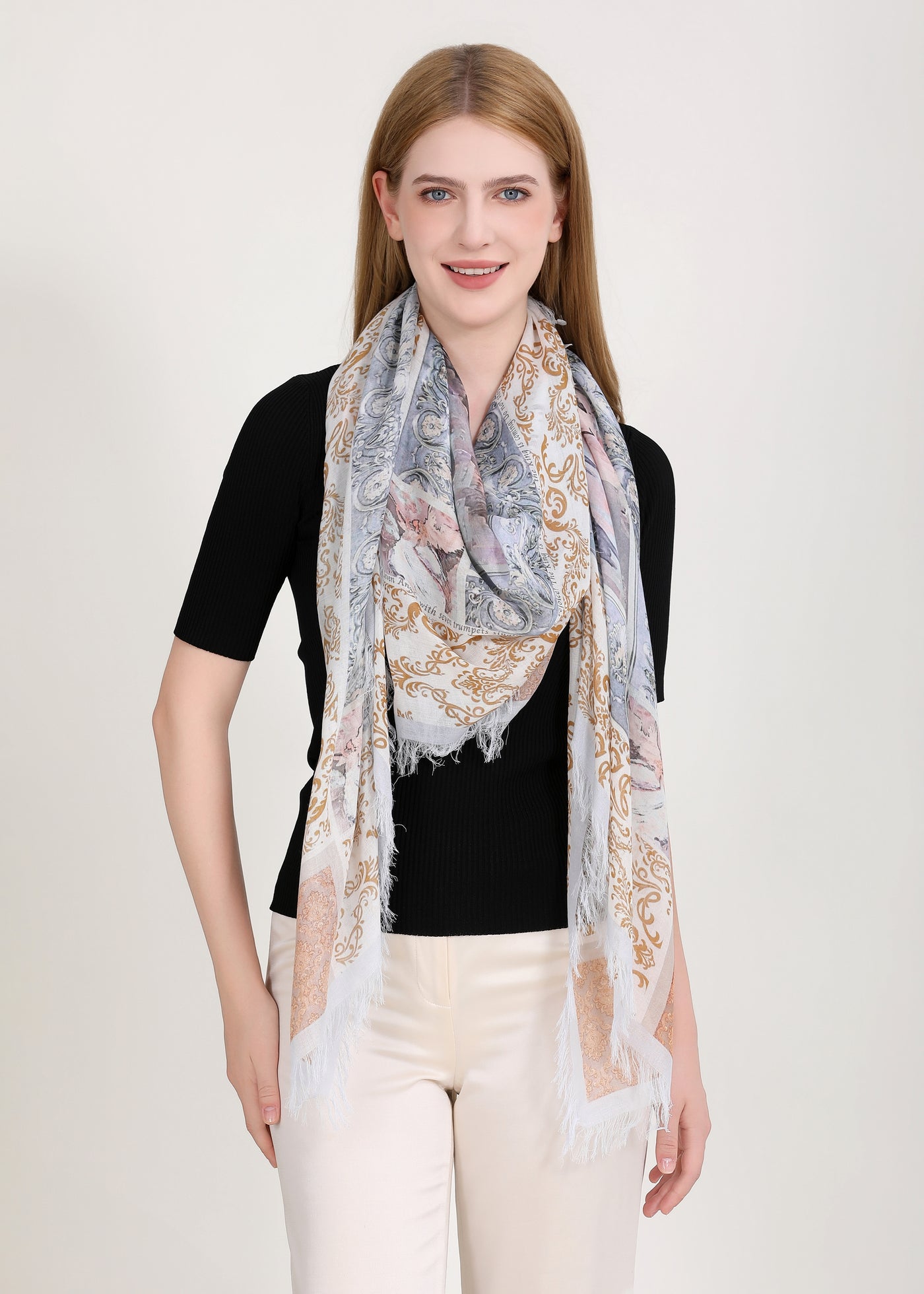 Love's Pure Light "Trumpets - May Your Glory Come" Scarf