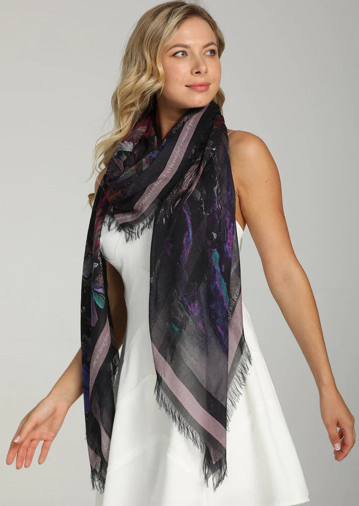 Love's Pure Light scarf "The Woman Can Tread"