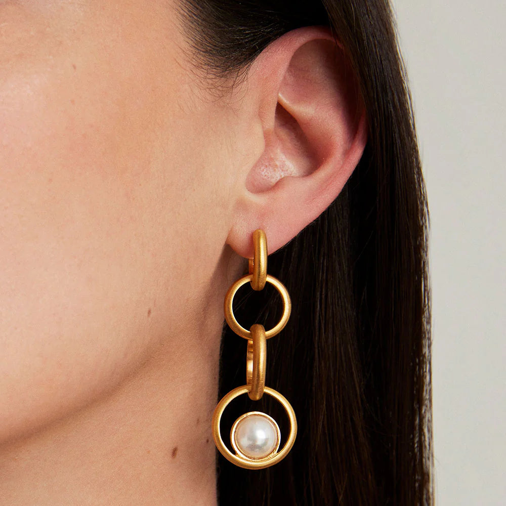 Dean Davidson Laguna Chain Drop Earrings in Pearl