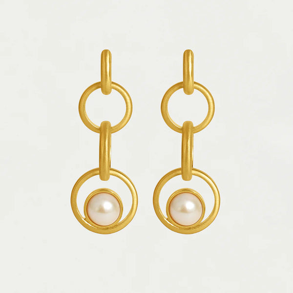 Dean Davidson Laguna Chain Drop Earrings in Pearl
