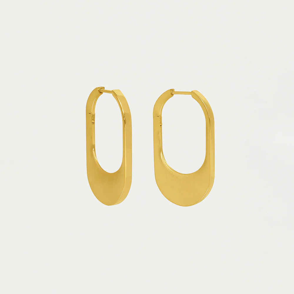 Dean Davidson Crosby Hinged Hoops in Gold
