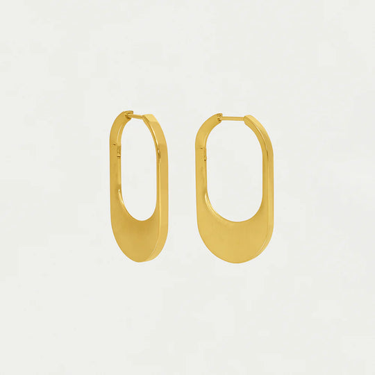 Dean Davidson Crosby Hinged Hoops in Gold