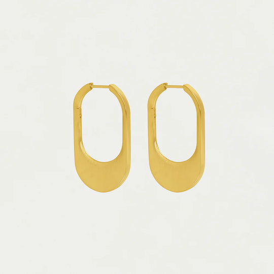 Dean Davidson Crosby Hinged Hoops in Gold