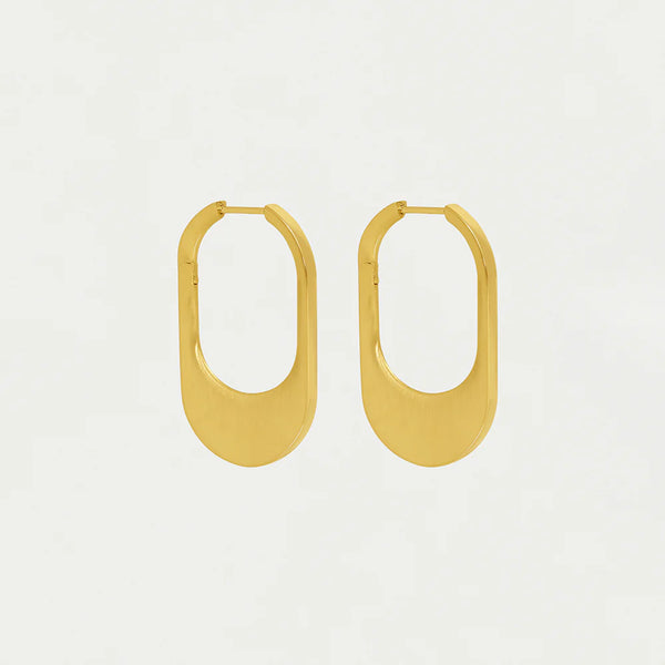 Dean Davidson Crosby Hinged Hoops in Gold