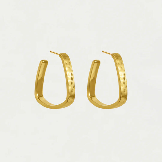 Dean Davidson Nomad Mini Square Hoops in Gold