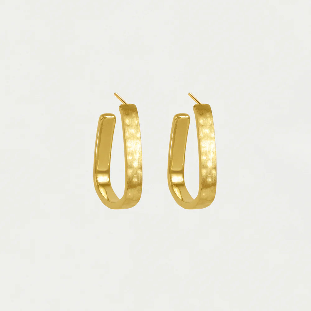 Dean Davidson Nomad Mini Square Hoops in Gold
