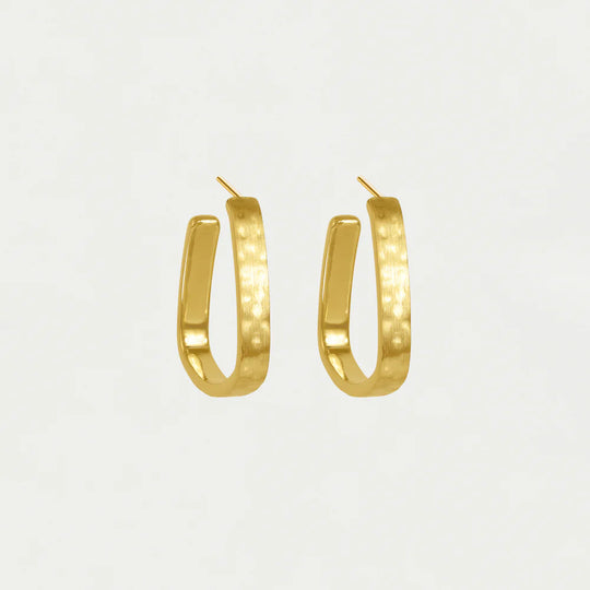 Dean Davidson Nomad Mini Square Hoops in Gold