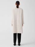 Eileen Fisher Alpaca Luxe Shawl Collar Knee Length Coat