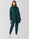 Eileen Fisher Cozy Brushed Terry Ankle Legging in Pine