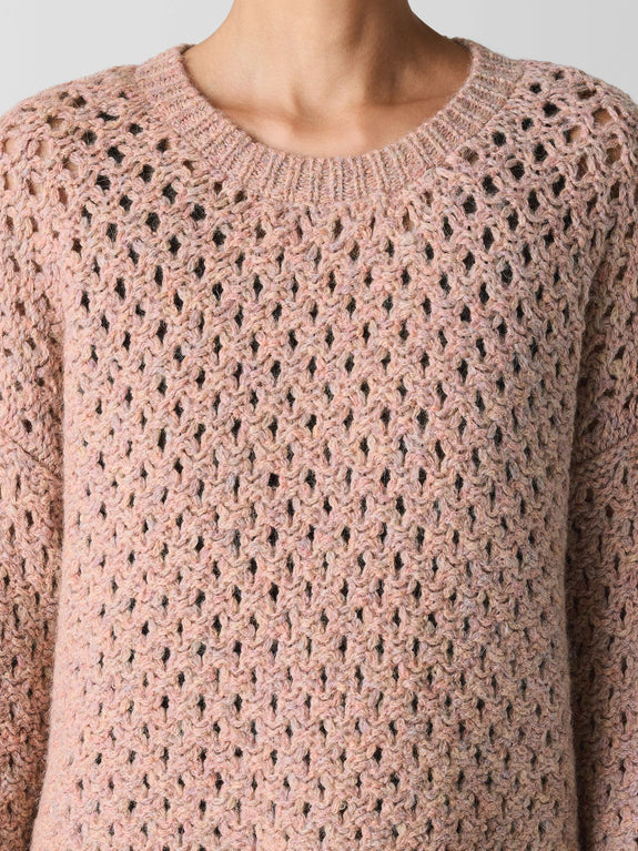 Eileen Fisher Peruvian Alpaca Pullover in Opal