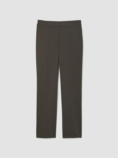 Eileen Fisher Washable Flex Ponte Straight Leg Ankle Pant in Wren