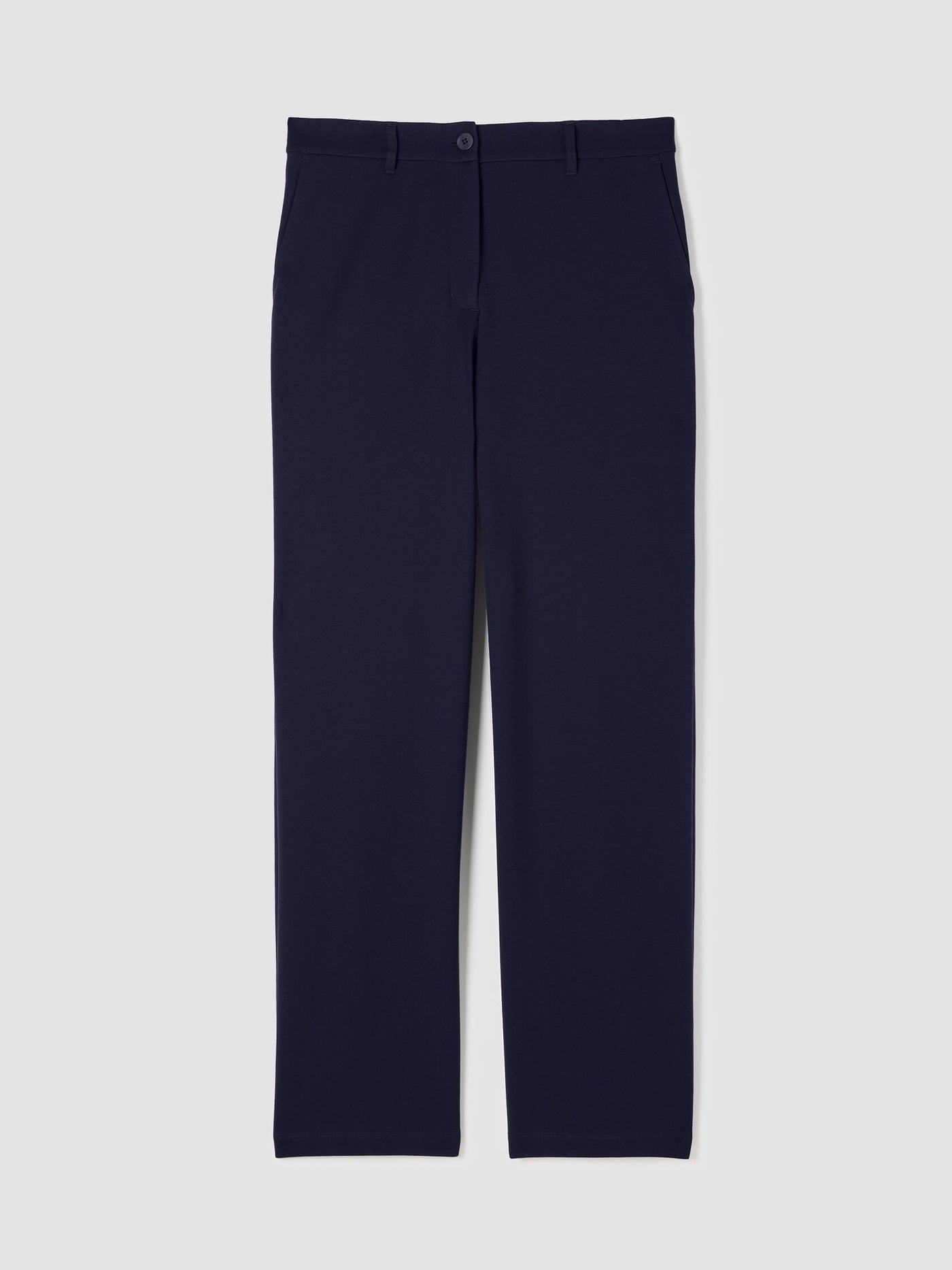 Eileen Fisher Flex Ponte Wide Leg Pant in Black