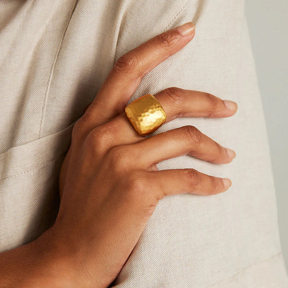 Dean Davidson Nomad Square Statement Ring in Gold