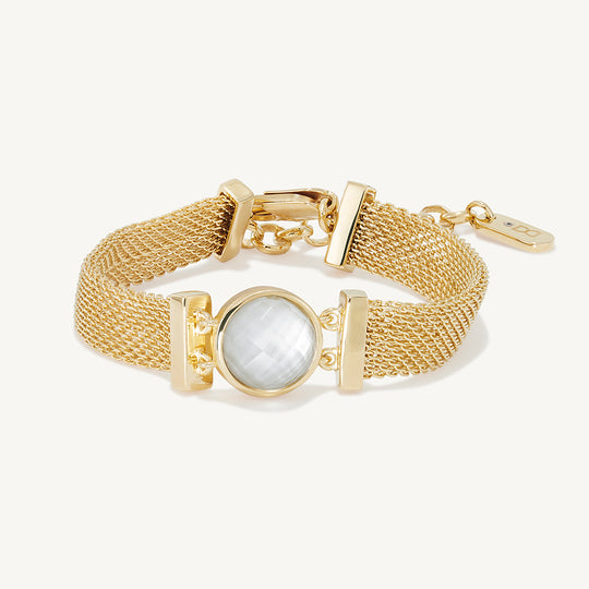 Dean Davidson Galleria Chain Bracelet  in Iridescent Pearl Gold