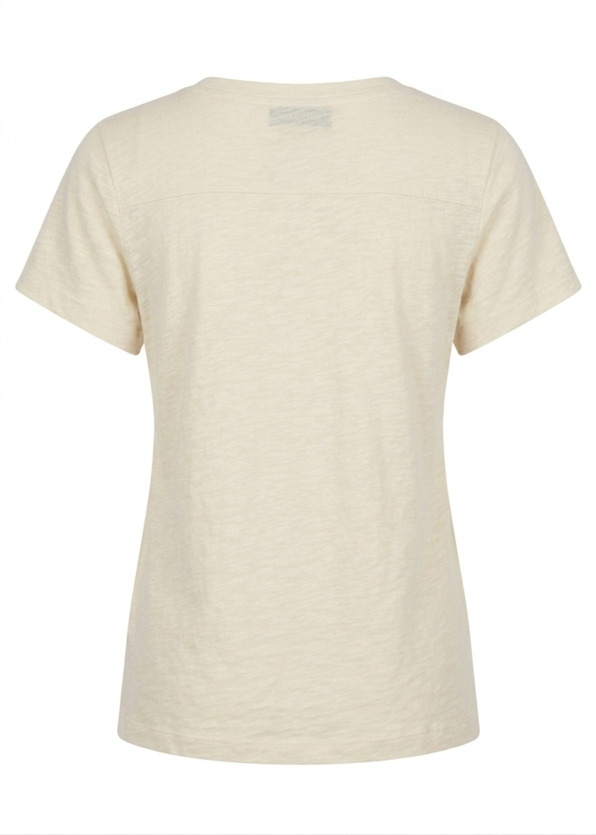 Sanctuary Soft Vneck Tee in Lemon Drop