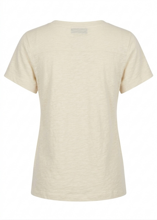 Sanctuary Soft Vneck Tee in Lemon Drop