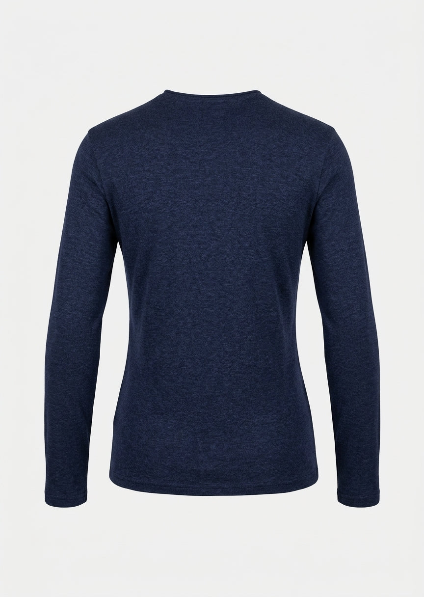 Bryn Walker Bamboo French Terry Sunday Shirt with V-Neck in Nova