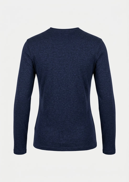 Bryn Walker Bamboo French Terry Sunday Shirt with V-Neck in Nova
