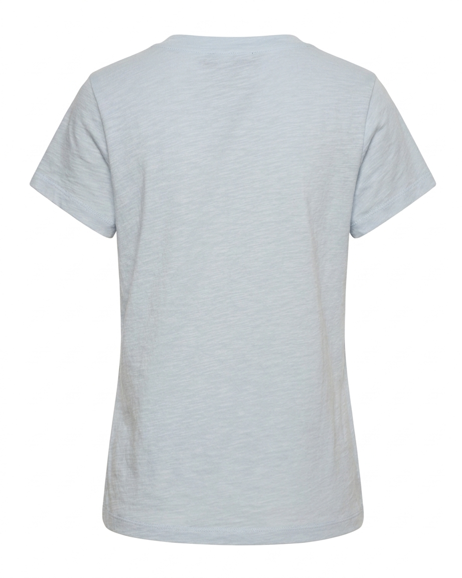 Sanctuary Soft Vneck Tee in Blue Aura