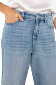 Liverpool Stride High Rise Crop Wide Leg Jean in Weir-Canyon