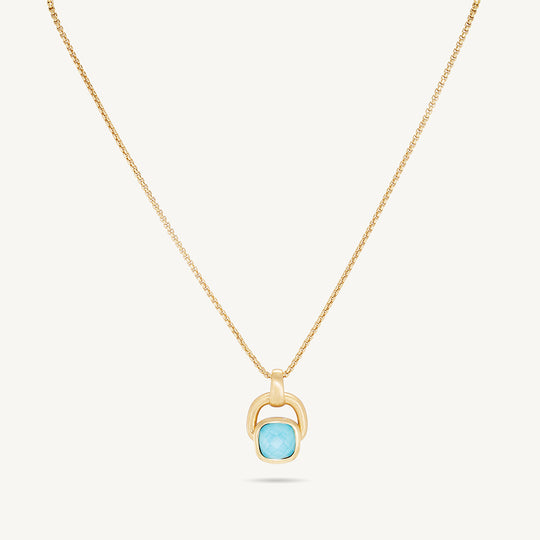 Dean Davidson Monterey Pendant Necklace in Iridescent Turquoise