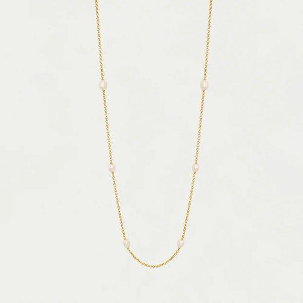 Dean Davidson Siena Station Necklace in Pearl/Gold