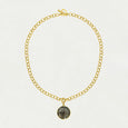 Dean Davidson Signature Collar with Extender in Labradorite/Gold