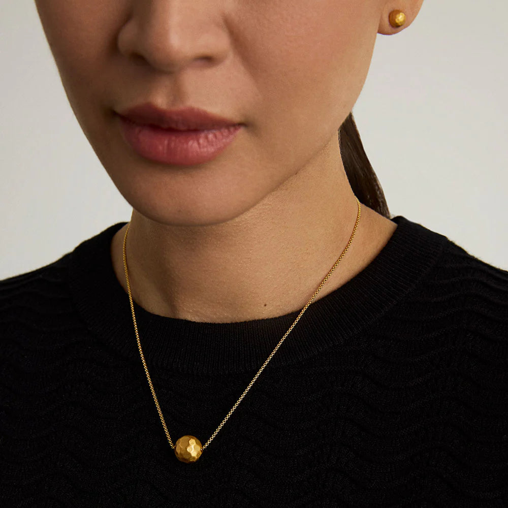 Dean Davidson Mini Disco Pendant Necklace in Gold
