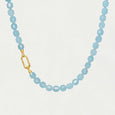 Dean Davidson Valenca Long Beaded Necklace in Blue Quartz