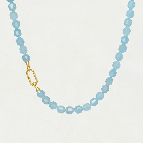 Dean Davidson Valenca Long Beaded Necklace in Blue Quartz