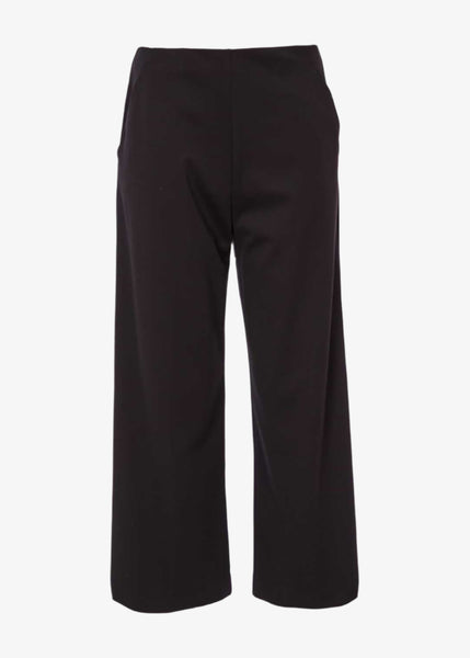 Naya Wide Leg Pull on Pant in Black