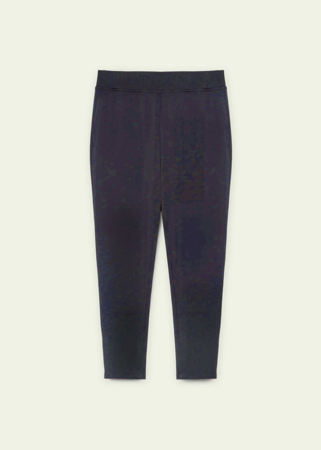 front of plus size Luisa Viola Pull on Jogger Pant in Black