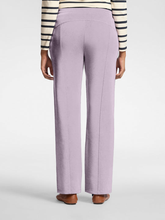 Elena Miro Scuba Regular Leg Trousers in Glass