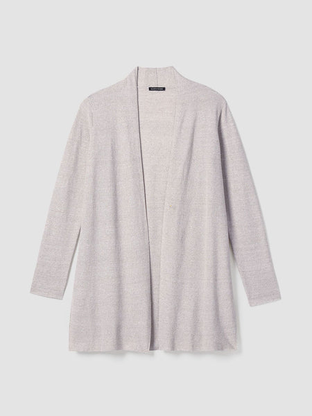 Eileen Fisher Organic Linen/Cotton Long Open Cardigan