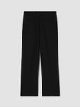 Eileen Fisher Washable Flex Ponte Ankle Wide Leg Pant in Black