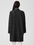 Eileen Fisher Tweedy Hemp/Cotton Kimono Jacket in Black