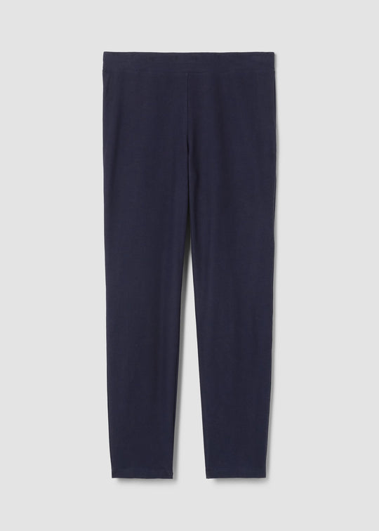Eileen Fisher Washable stretch crepe Slim leg pant in Ink