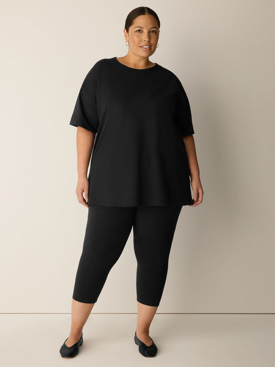 Eileen Fisher Capri Legging in Black