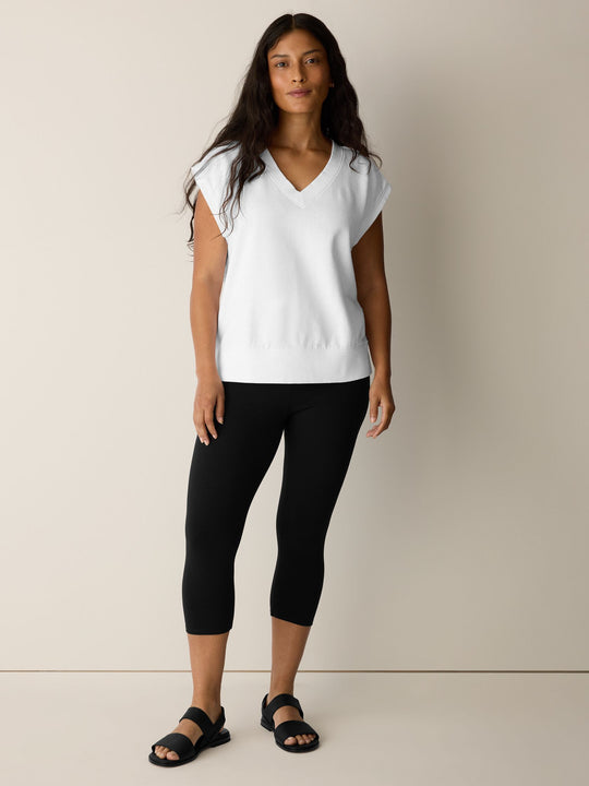 Eileen Fisher Capri Legging in Black