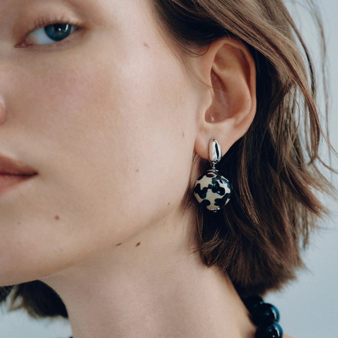 Biko TR Siena Drop Earrings In Silver