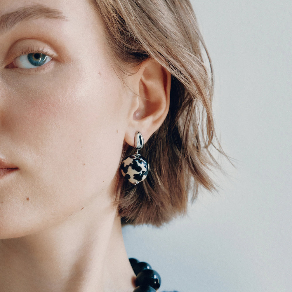 Biko TR Siena Drop Earrings In Silver