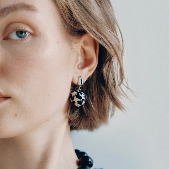 Biko TR Siena Drop Earrings In Silver