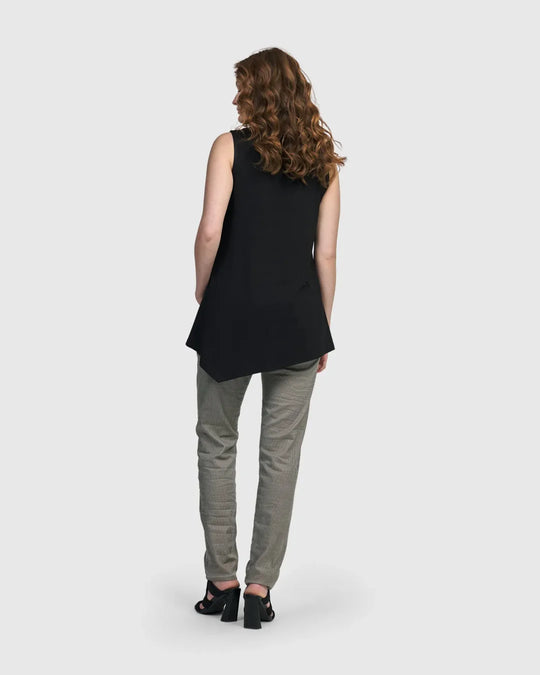 Alembika Jersey A Line Tank in Black