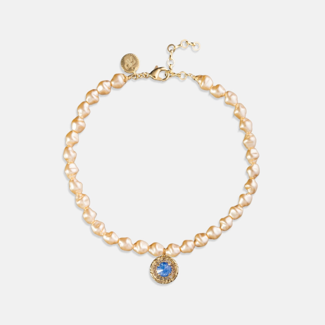 Rebekah Price Giovanna Necklace in Gold/White