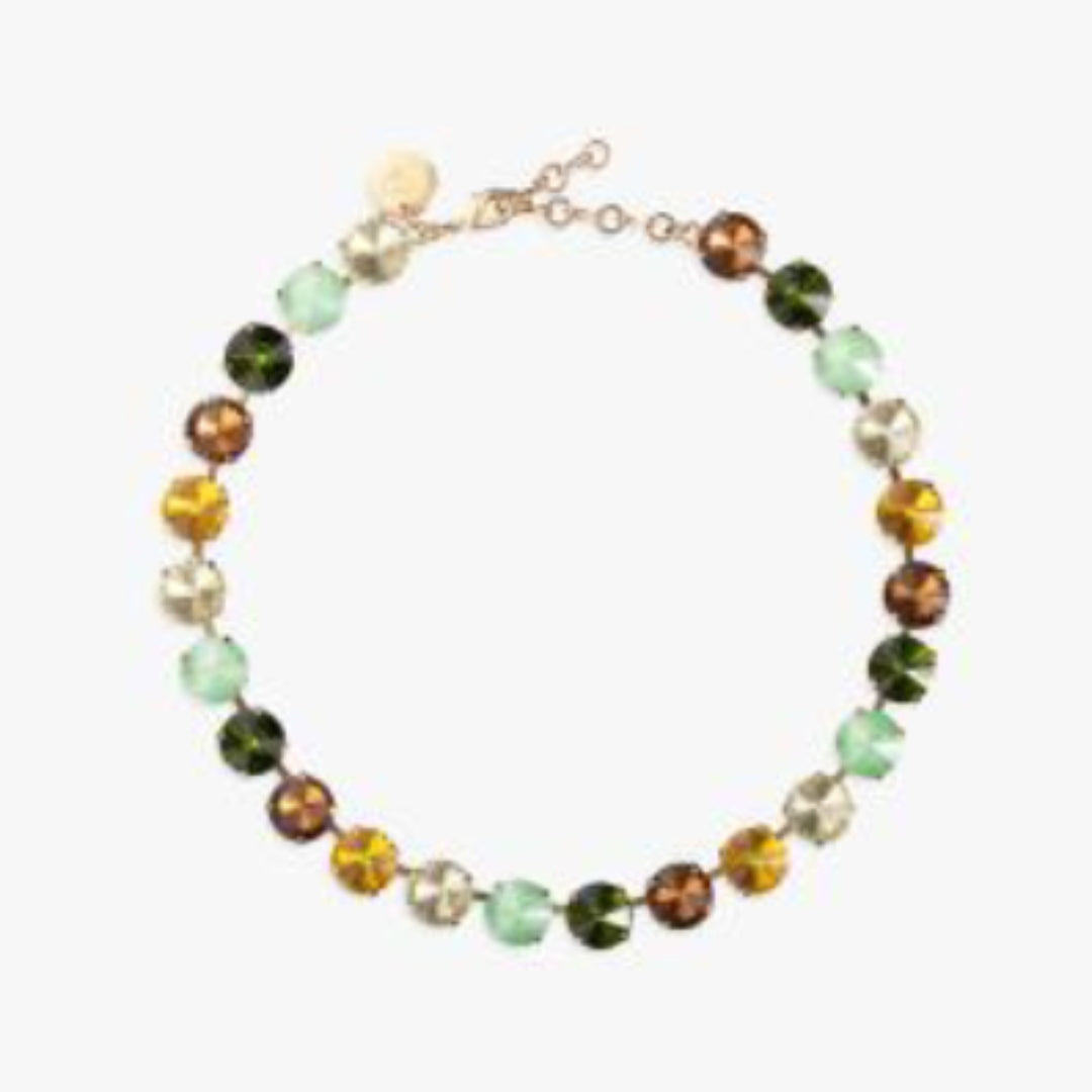 Rebekah Price Sahara Rivoli Necklace in Green Frozen